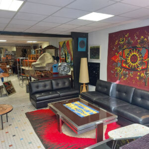 Paire canapé mobilier internationale cuir