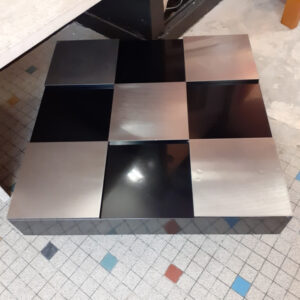 Table damier Willy Rizzo