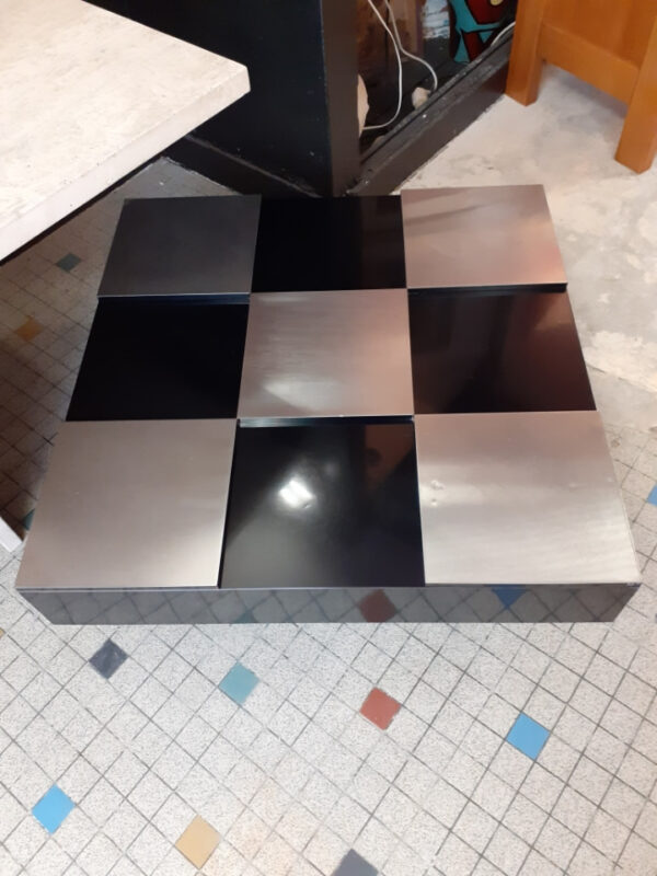 Table damier Willy Rizzo