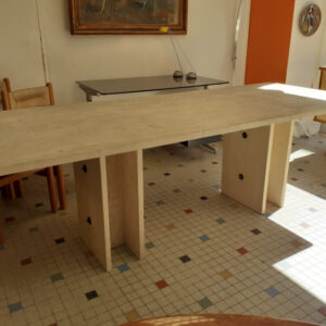 Table en travertin 1970